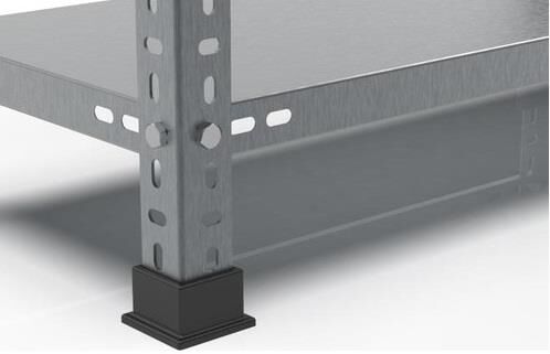 5 Katlı 3'lü Bitişik Paslanmaz Krom Raf - Inox Soğuk Oda Rafı, Buzhane Rafı