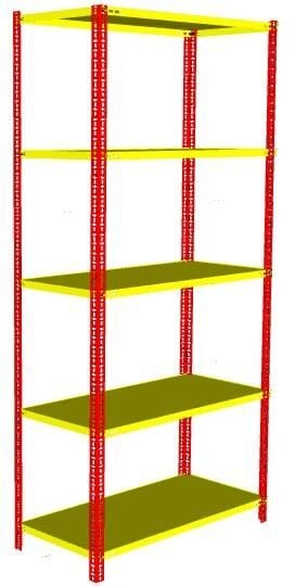 Sarı Kırmızı Taraftar Rafı - 5 Katlı Taraftar Rafları
