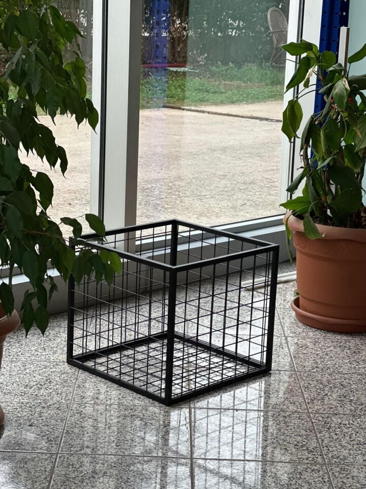 Metal Tel Kasa Sepet  - Depolama Kasası,  Sele Sepet