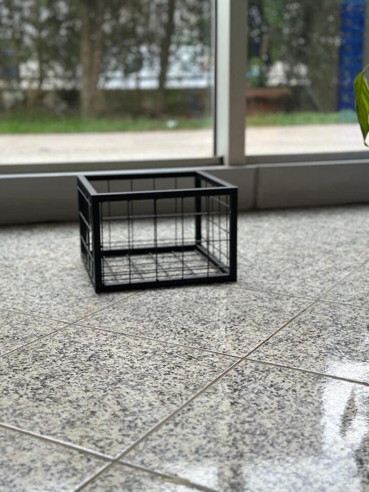 Metal Tel Kasa Sepet  - Depolama Kasası,  Sele Sepet