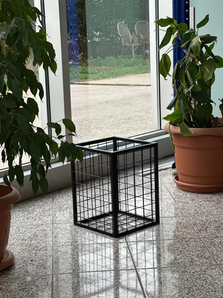 Metal Tel Kasa Sepet  - Depolama Kasası,  Sele Sepet