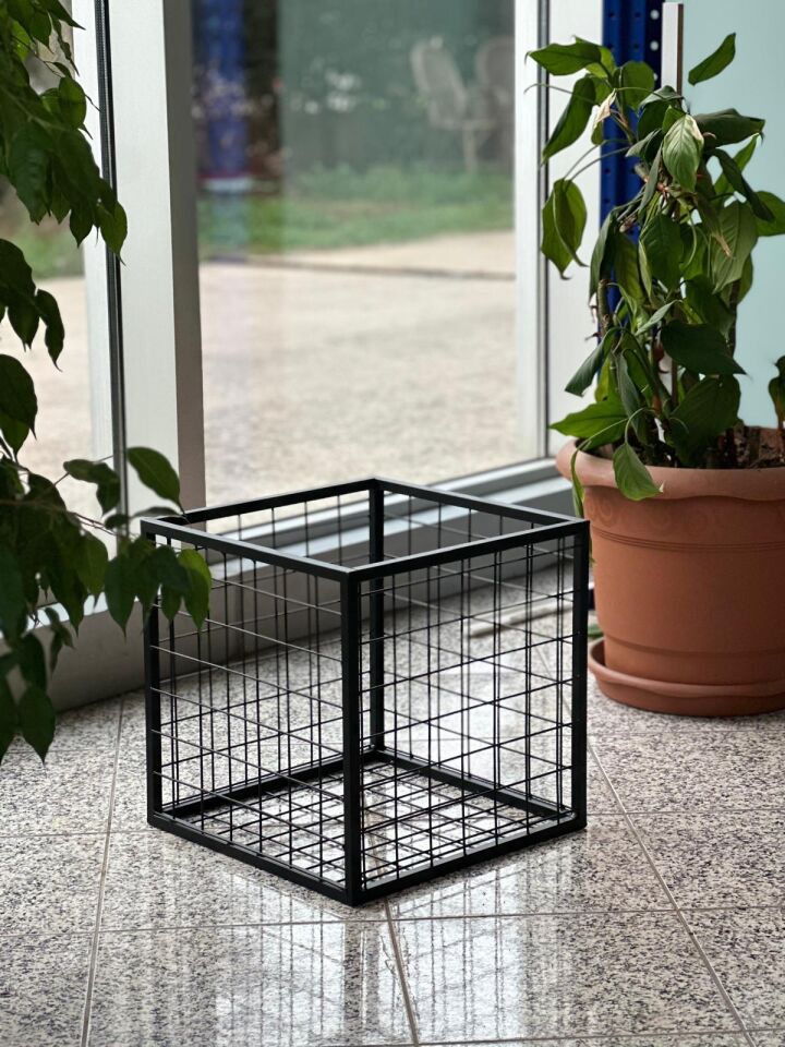 Metal Tel Kasa Sepet  - Depolama Kasası,  Sele Sepet