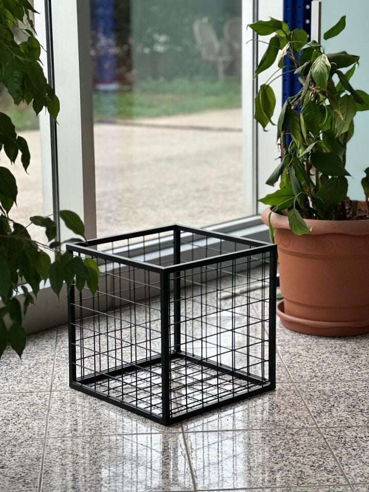 Metal Tel Kasa Sepet  - Depolama Kasası,  Sele Sepet