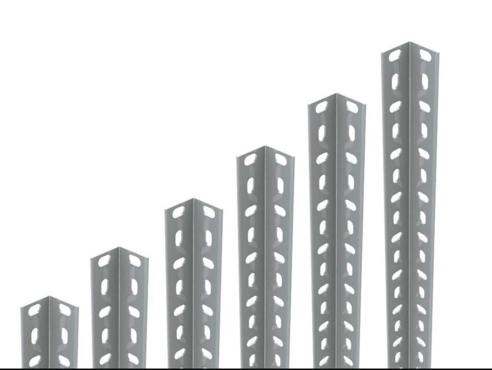 1 Adet Galvaniz Çelik Raf Profil