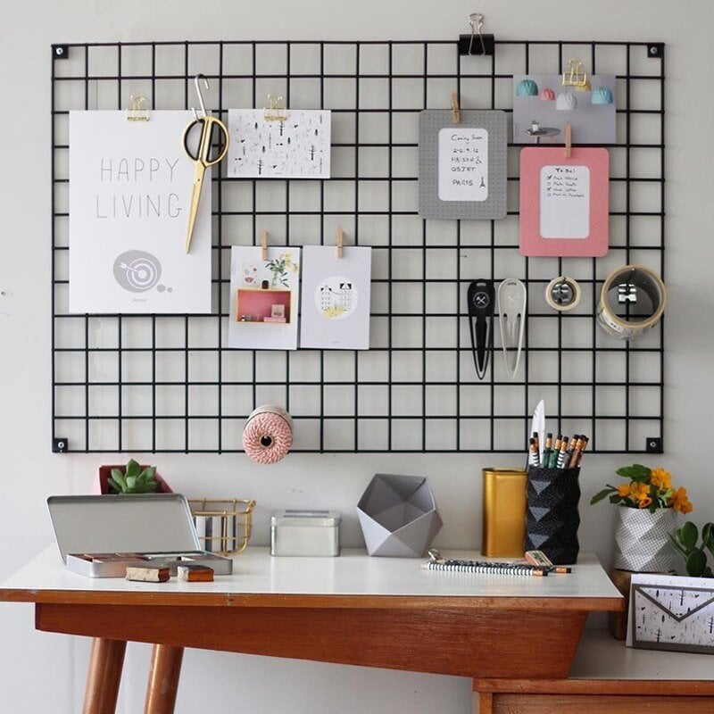 Tel Fotoğraf Askısı. Duvar Askılığı, Notluk - 45X60 cm