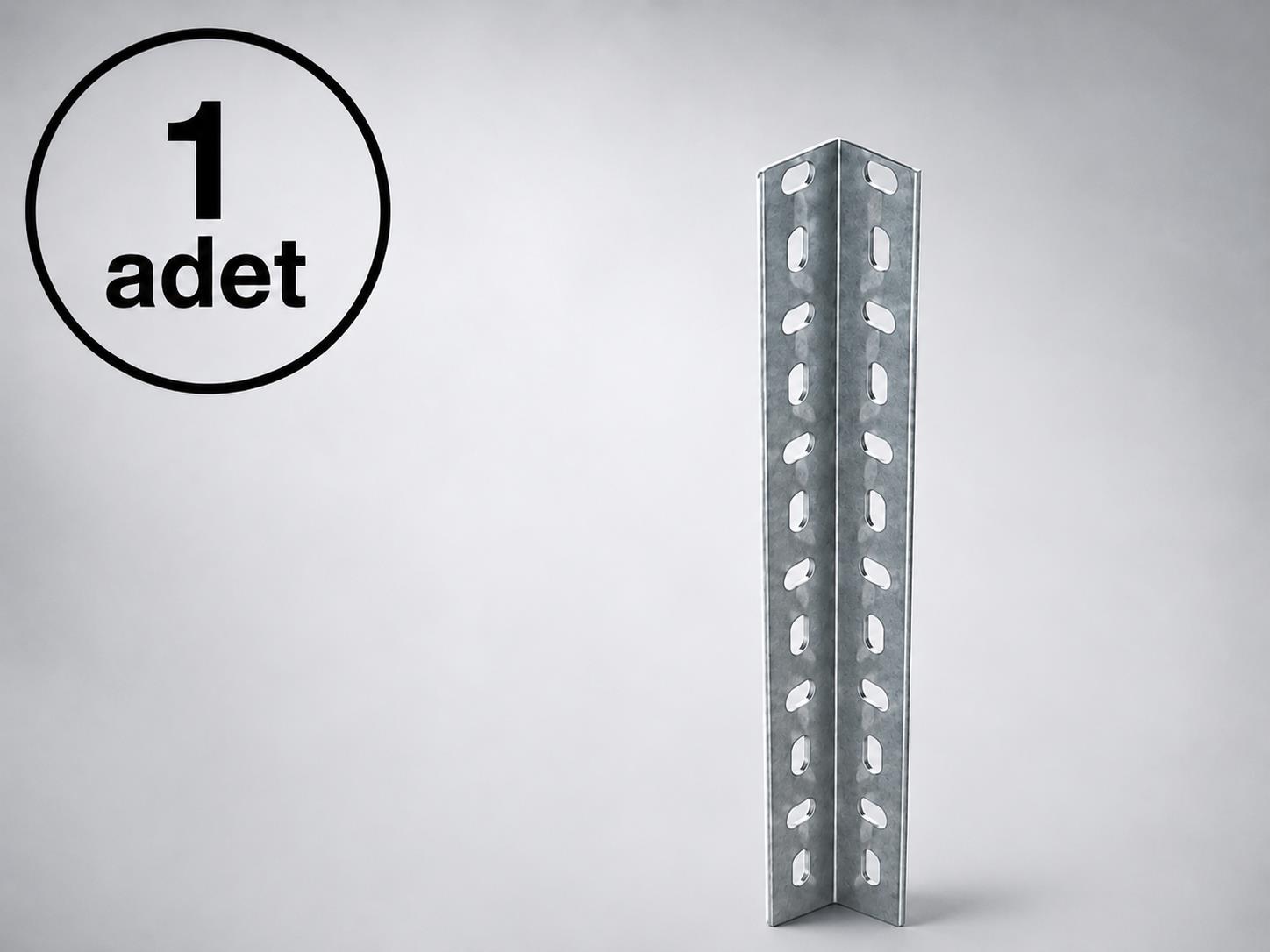 Galvaniz Çelik Raf Profil 40x40 mm