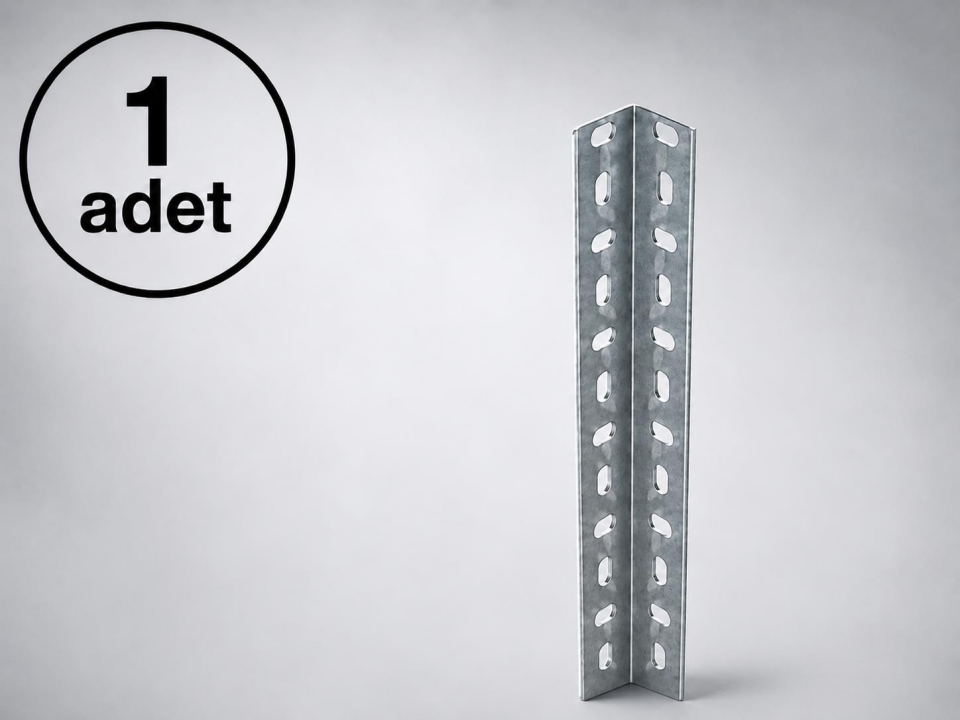 Galvaniz Çelik Raf Profil 40x40 mm