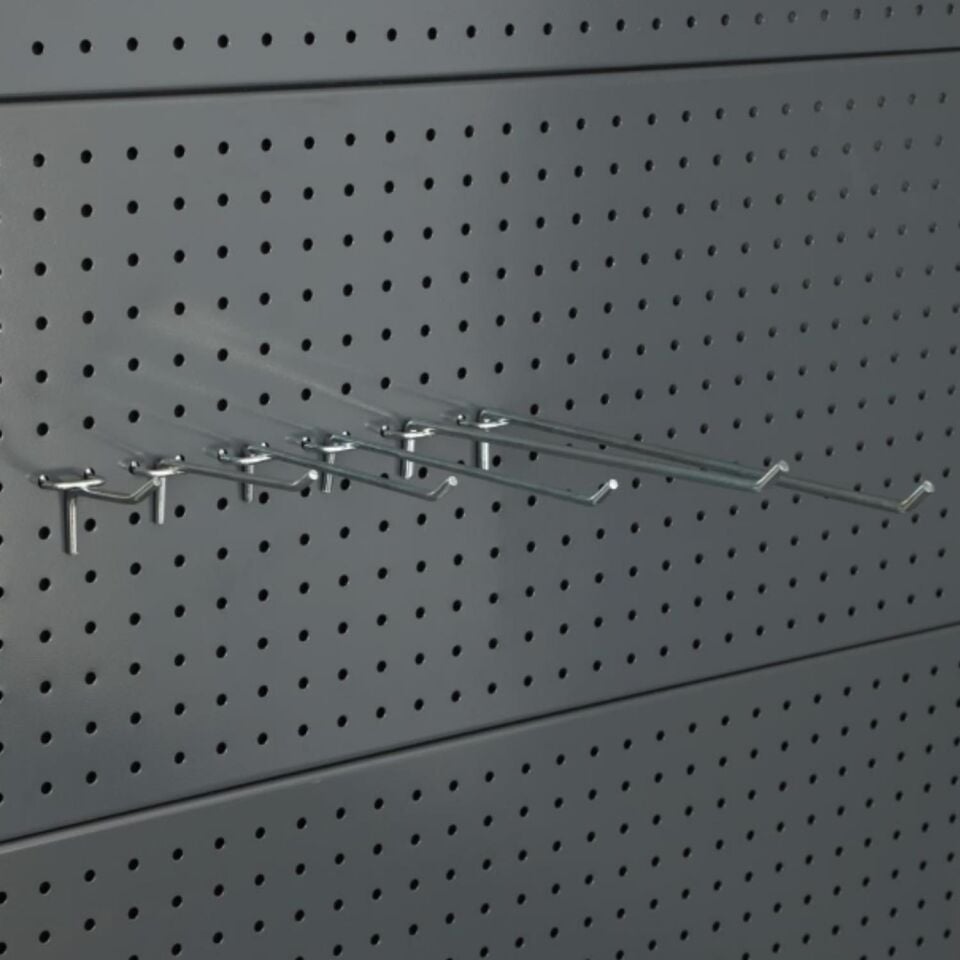 10 Adet Delikli Panel Kancası - Aksesuar Kancası