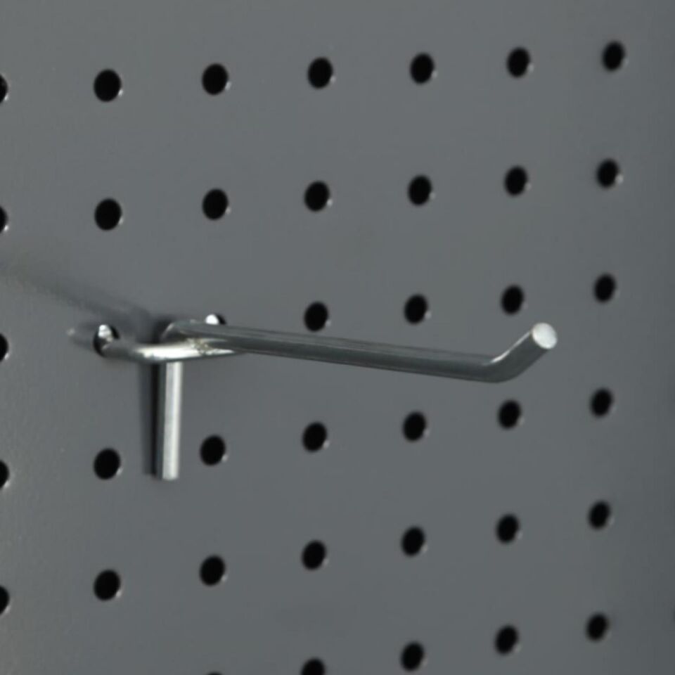 10 Adet Delikli Panel Kancası - Aksesuar Kancası