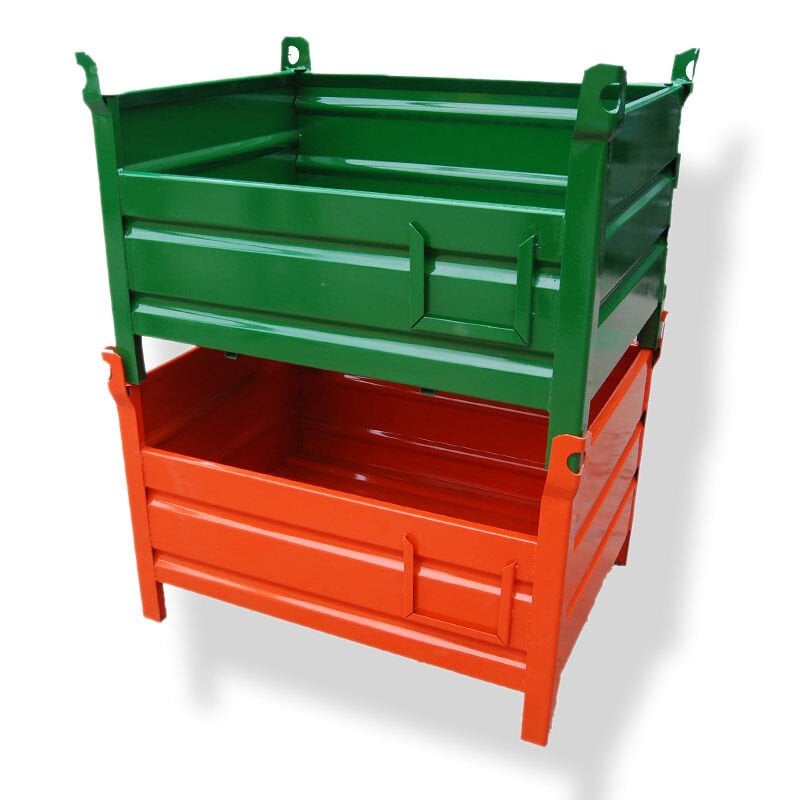 Metal Taşıma Kasası 750 kg Kapasite 80x100x50cm MAVİ