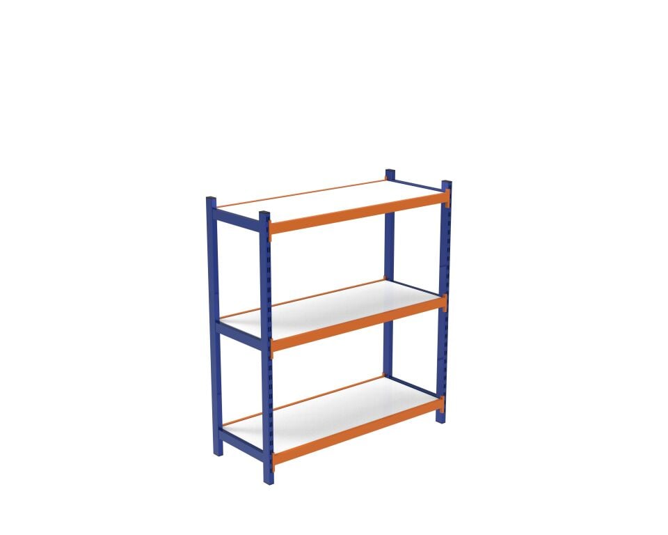 3 Katlı Ahşap Raflı İçten Oturmalı Hafif Rack - 3D Yazıcı Rafı, Depo Rafı