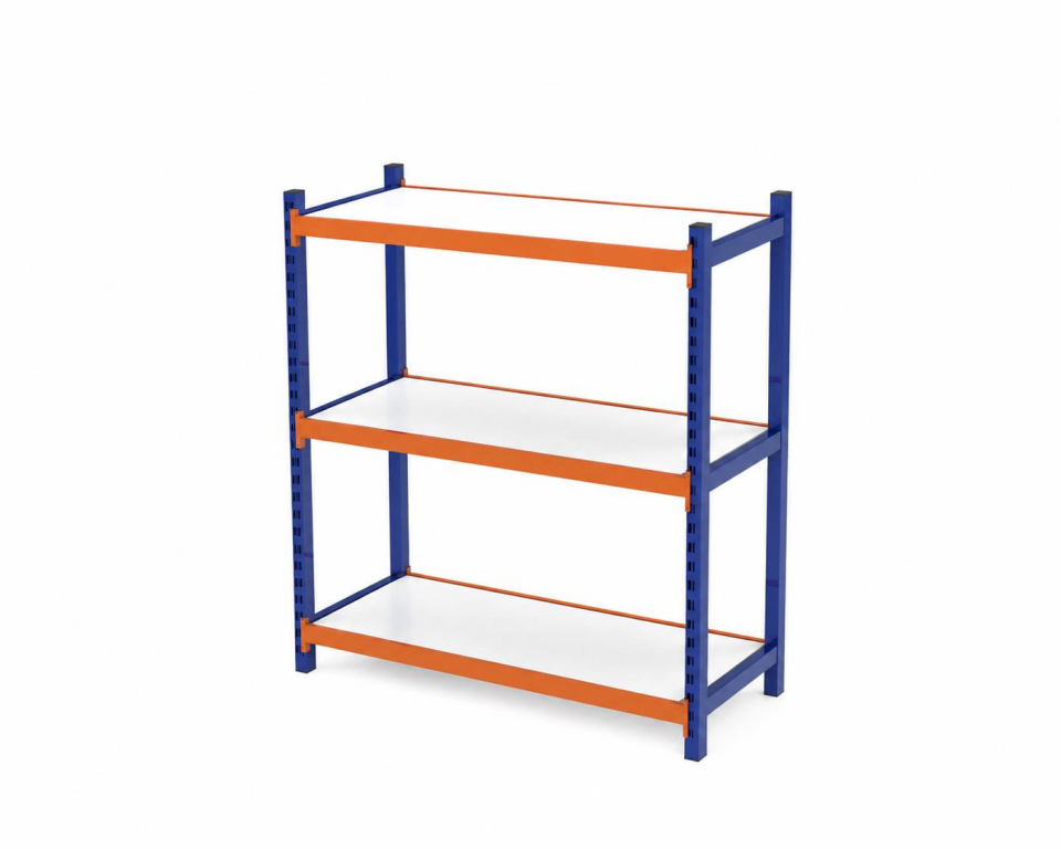 3 Katlı Ahşap Raflı İçten Oturmalı Hafif Rack - 3D Yazıcı Rafı, Depo Rafı