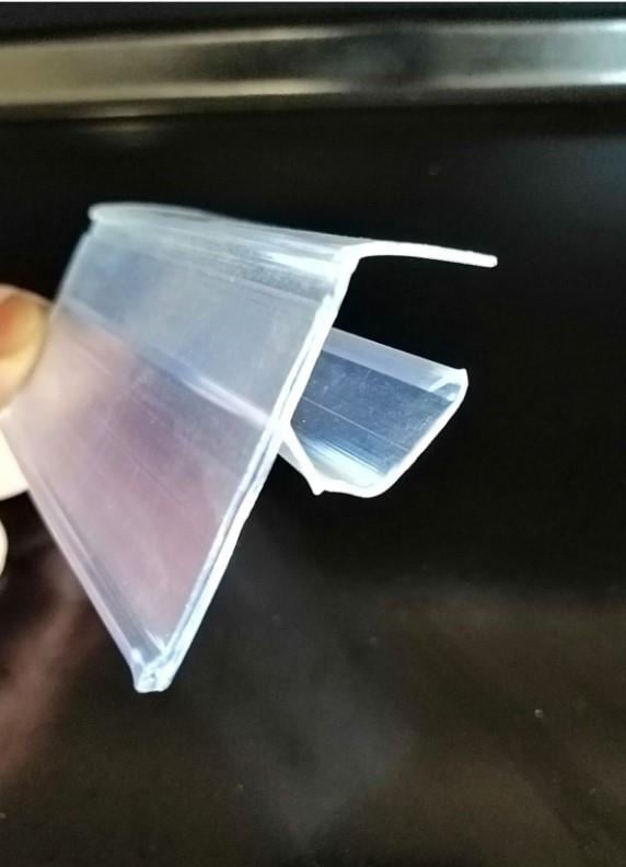 25 Adet 18 Mm Sunta Ve Ahşap Raflar İçin Raf Önü Etiketlik 100 Cm - Pvc Etiketlik
