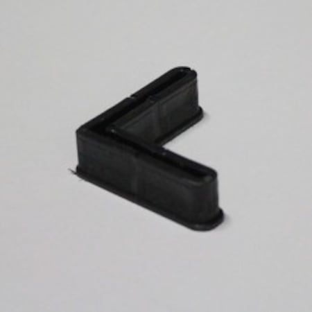 10 Adet Çelik Raf Profil Plastik Tabanı