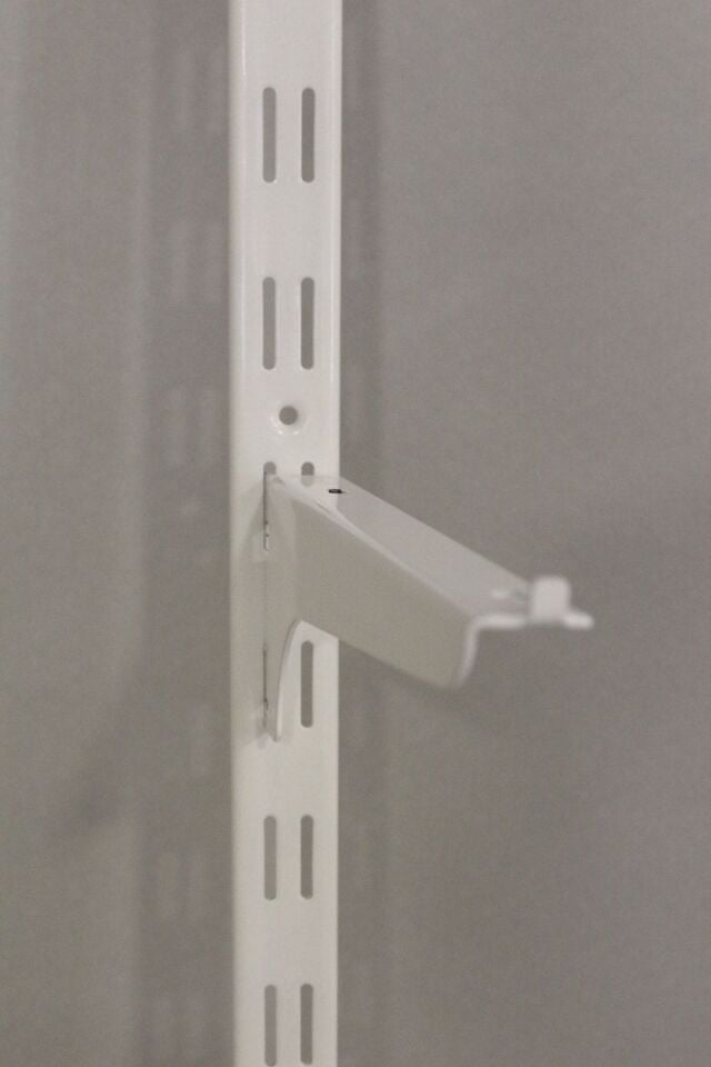 200 Cm Beyaz Çift Delikli Raf Dikme Destek Profili - Raf Direği