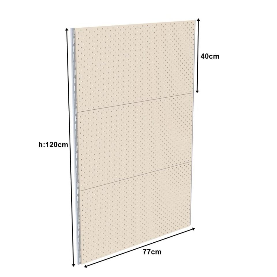 40x77x120 Cm Duvara Monte Hırdavat Rafı
