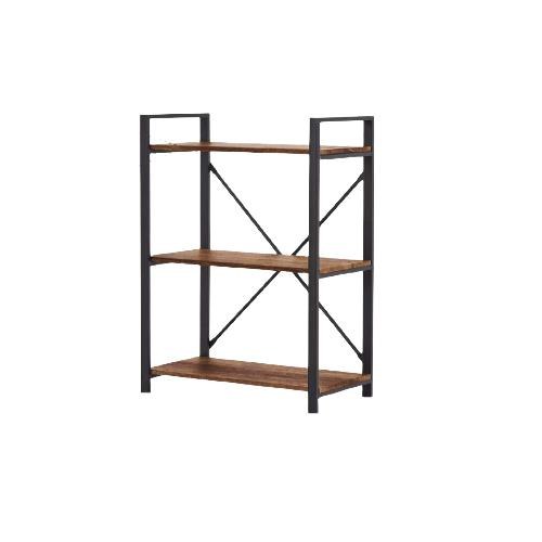 3 Katlı Kitaplık - Ahşap Duvar Rafı, Dekoratif Raf Beyaz