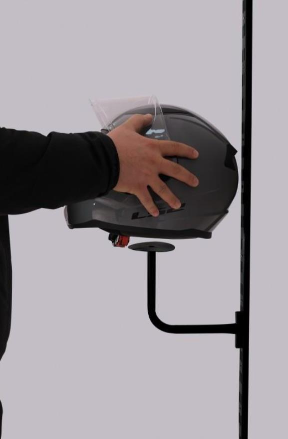 10 Adet - Dikmeye Geçen Kask Tutucu