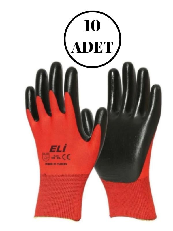 10 Adet 9 Numara İş Eldiven