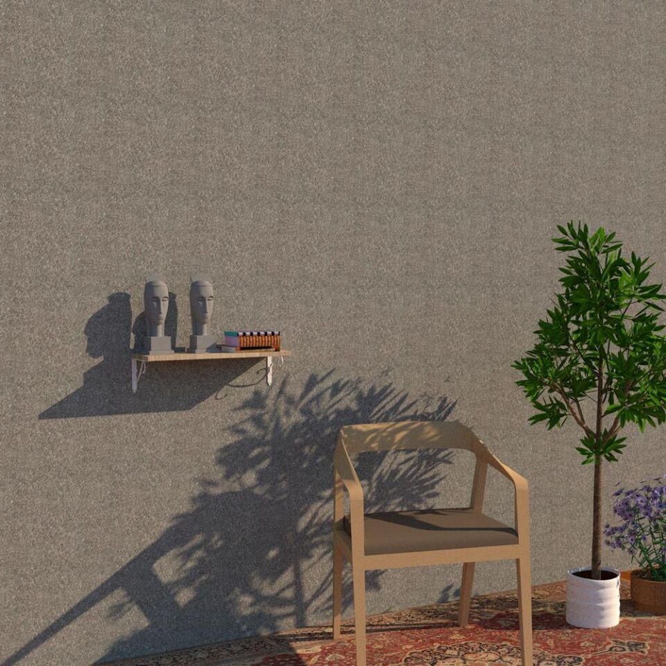 20x60 Cm Duvar Rafı - Ferforje Duvar Rafı, Duvara Monte Raf