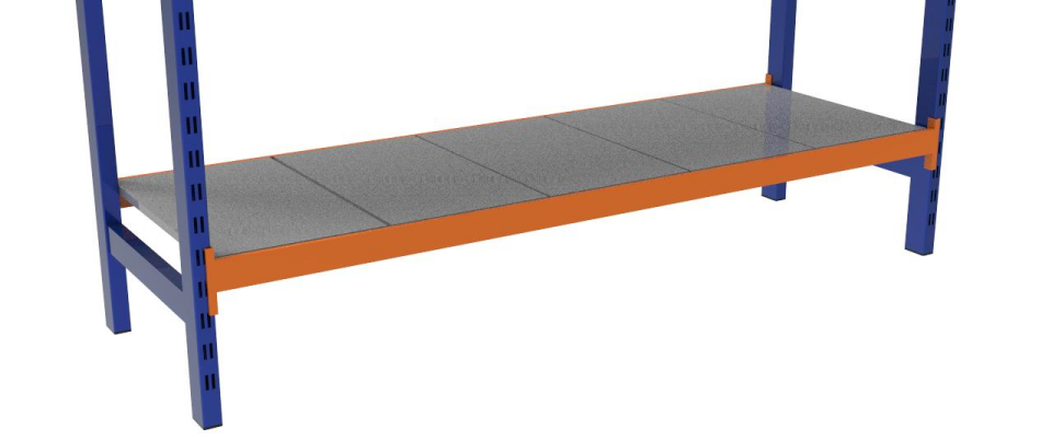 1 Adet (B Tipi-İçten Oturmalı) Travers - Depo Rafı Hafif Rack Travers