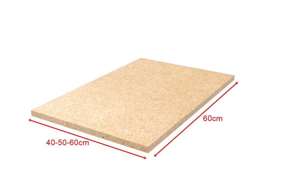 1 Adet Ham Mdf Ahşap Raf - Depo Rafı Hafif Rack Ahşap Rafı