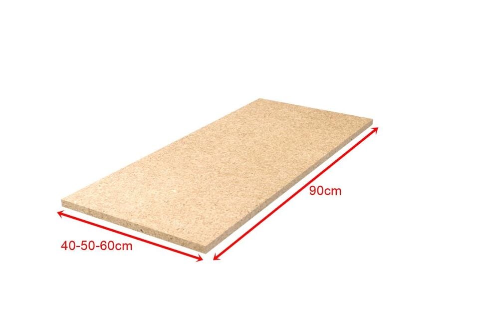 5 Adet Ham Mdf Ahşap Raf - Depo Rafı Hafif Rack Ahşap Rafı