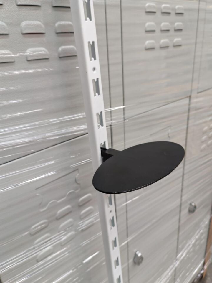 10 Adet Çift Delikli Dikmeye Geçen Plastik Ayakkabı Standı - Ayakkabı Askı Kancası, Ayakkabı Askı Aparatı