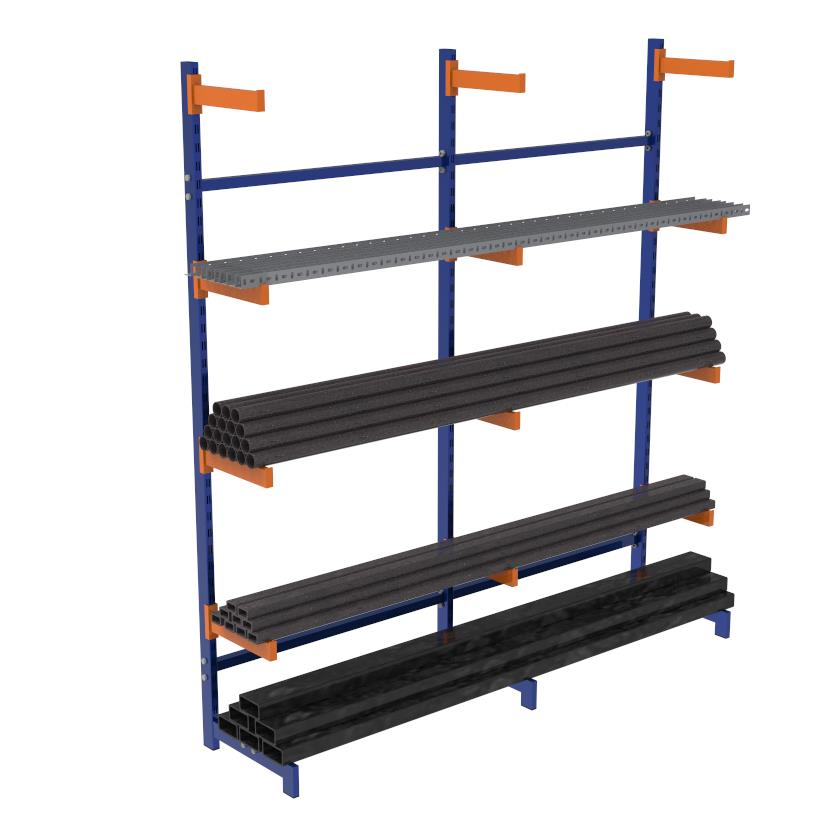 Konsol Kollu  Duble Raf  - Orta Yükler İçin Kollu Raf Sistemi