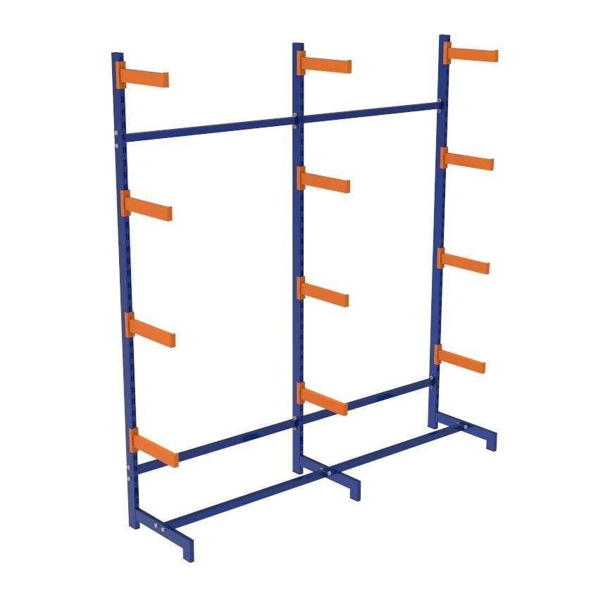 Konsol Kollu  Duble Raf  - Orta Yükler İçin Kollu Raf Sistemi