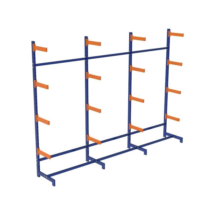 Konsol Kollu 3'lü Raf  - Orta  Yükler İçin Kollu Raf Sistemi