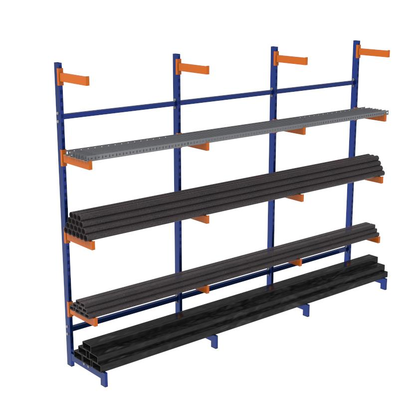 Konsol Kollu 3'lü Raf  - Orta  Yükler İçin Kollu Raf Sistemi