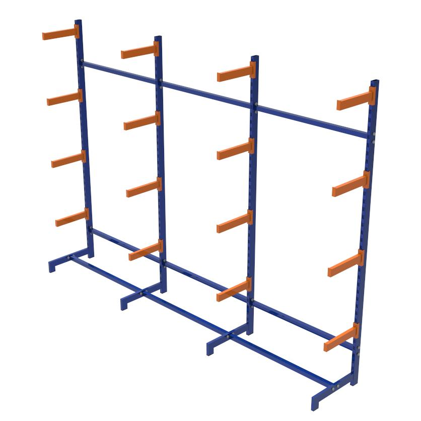 Konsol Kollu 3'lü Raf  - Orta  Yükler İçin Kollu Raf Sistemi