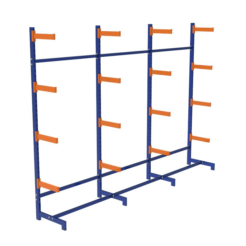 Konsol Kollu 3'lü Raf  - Orta  Yükler İçin Kollu Raf Sistemi