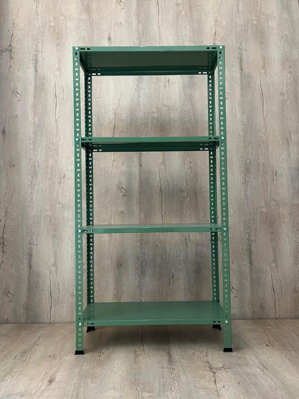 4 Katlı 31x75x150 cm Dekoratif Yeşil Çelik Raf