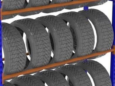 1 Adet Boru Travers - Depo Rafı Hafif Rack (Damaca, LastikTraversi)