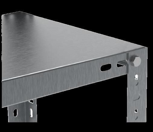 4 Adet Galvaniz Çelik Raf Tablası - Depo, Arşiv, Kiler, Dosya, Market Rafı