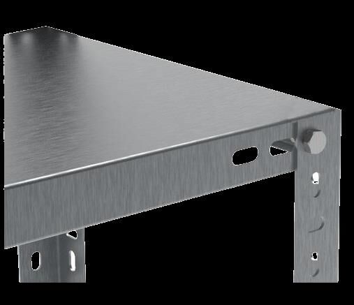 4 Adet Galvaniz Çelik Raf Tablası - Depo, Arşiv, Kiler, Dosya, Market Rafı