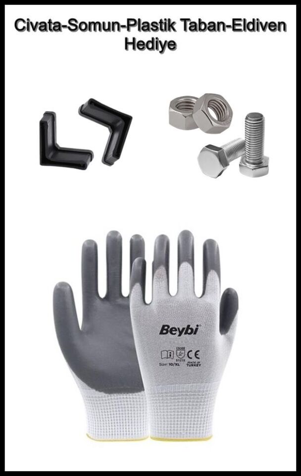 5 Katlı Mavi Renk Çelik Raf - Çiçeklik Rafı, Ofis Rafı