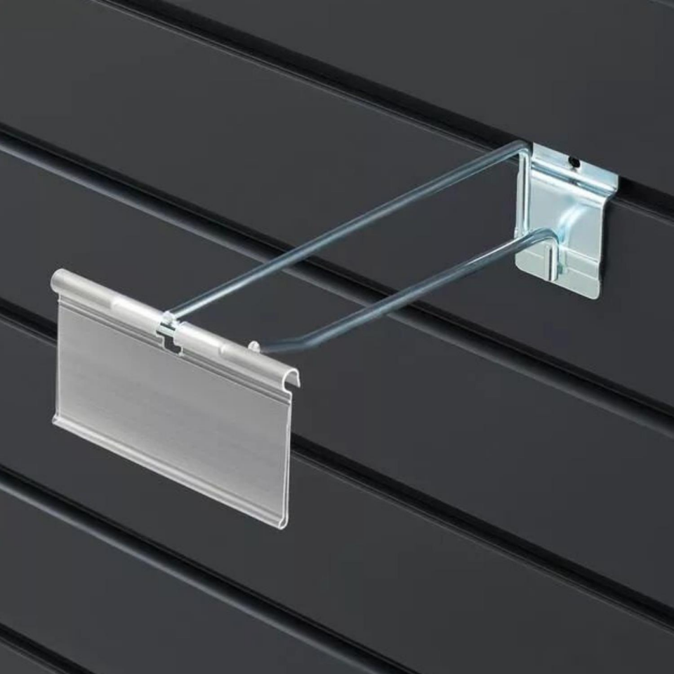 100 Adet Etiketli Kanal Pano Kancası - Aksesuar Kancası