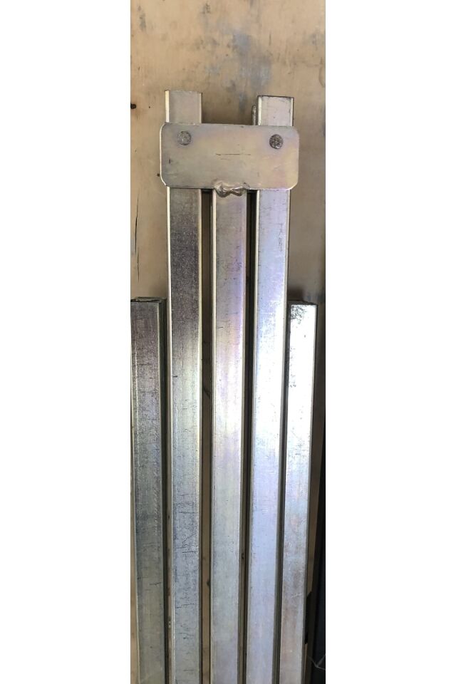 Çok Amaçlı Ahşaplı Kampet Takım - Galvaniz Kaplı Piknik, Pazar Tezgahı