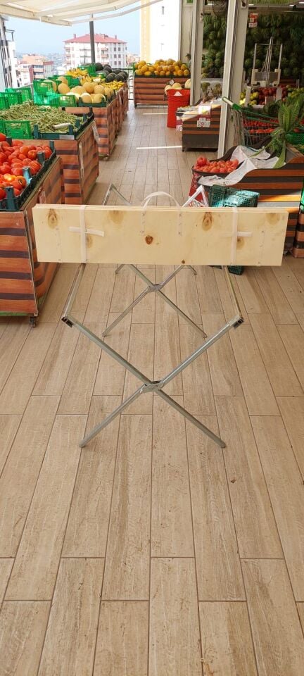 Çok Amaçlı Ahşaplı Kampet Takım - Seyyar Kampet Piknik, Pazar Tezgahı(AHŞAP+ KAMPET.)