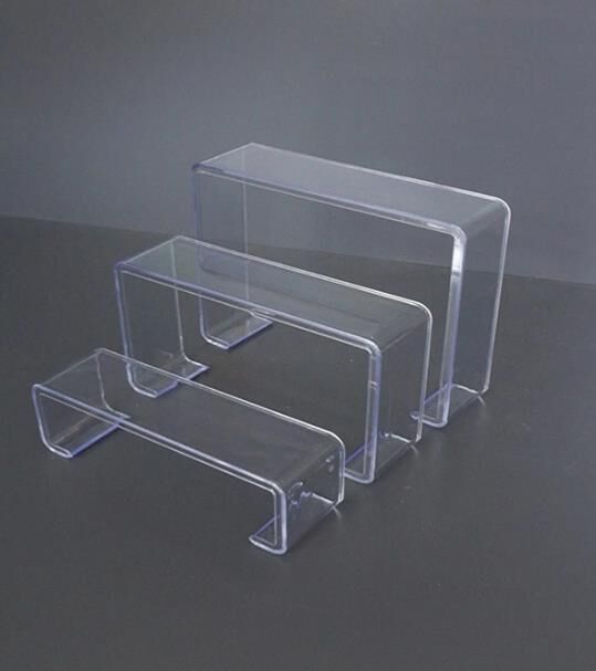 2 ADET 3'lü Merdiven Set Stand - Kozmetik Ürün Düzenleyici, Ayakkabı Ve Hobi-Figür Teşhir Standı