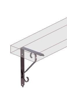 Ferforje Raf Altı Ayağı