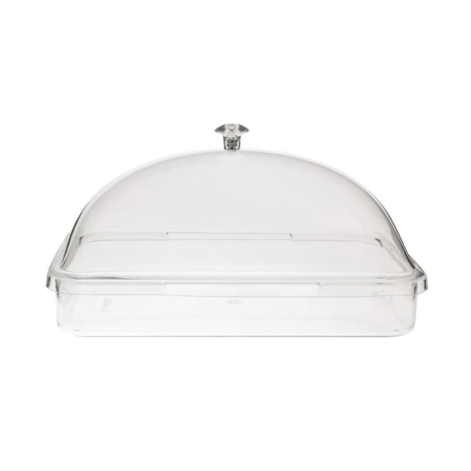 Pleksi Kapaklı Lokumluk Kutu - Meze, Kurabiye, Lokum, Pasta, Kek Sergileme Kabı