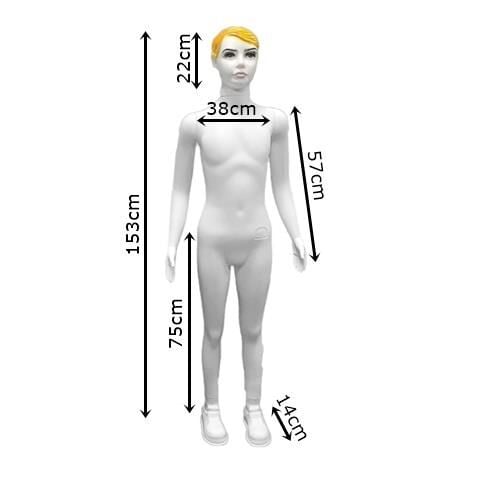 12-16 Yaş Çocuk Manken - Teşhir, Prova, Plastik, Vitrin Mankeni