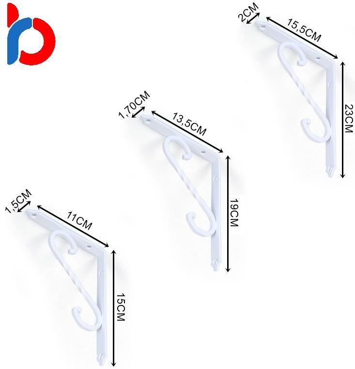 2 Adet Ferforje Raf Altı Ayağı