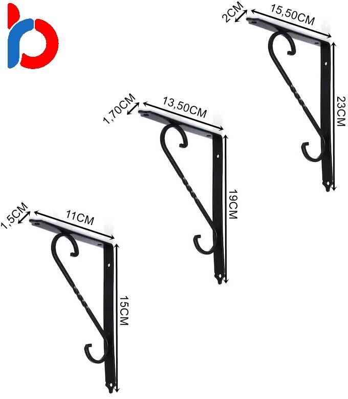 2 Adet Ferforje Raf Altı Ayağı