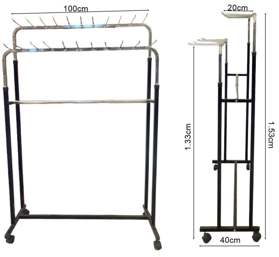2'li Kemer ve Kravat Standı - Askı Standı