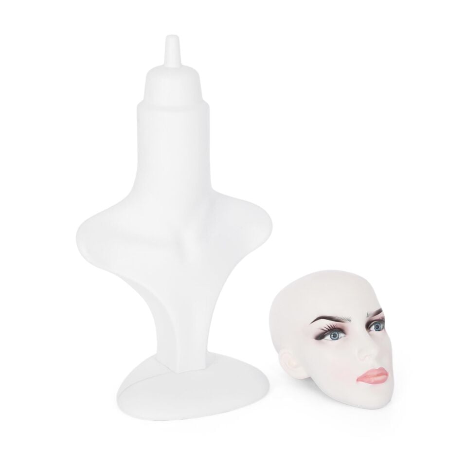 Takı Mankeni - Tablalı, Makyajlı, Döner Kafa Takı Mankeni